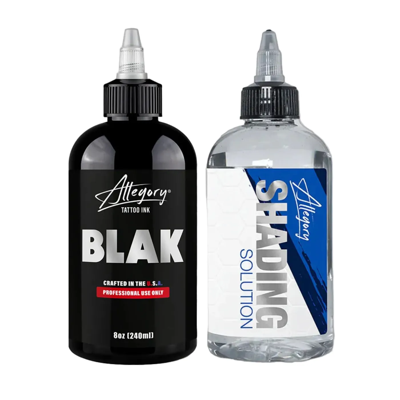 Blak + Shading Solution — Kit de tintas para tatuagem Allegory Ink
